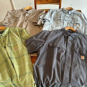 Carhartt Men's Casual Shirts - Assorted Colors lot of 4